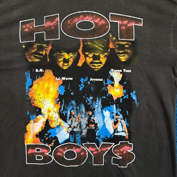 Hot Boys Guerrilla Warfare Cash Money Oversized Rap Tee XL - Picture 2 of 4
